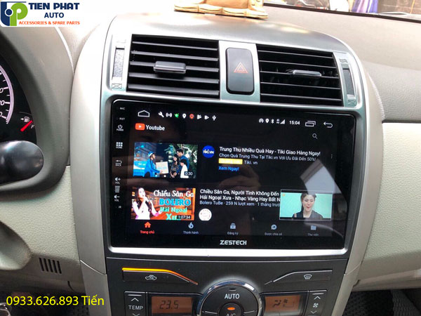 Màn hình DVD Android Zestech cho Toyota Corolla Altis 2009-2012